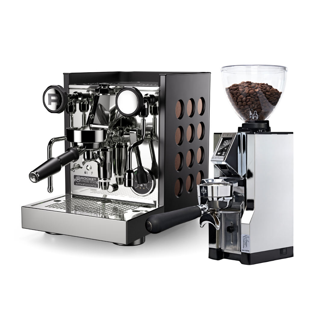 Rocket Appartamento TCA + Eureka Mignon Libra 65 All Purpose