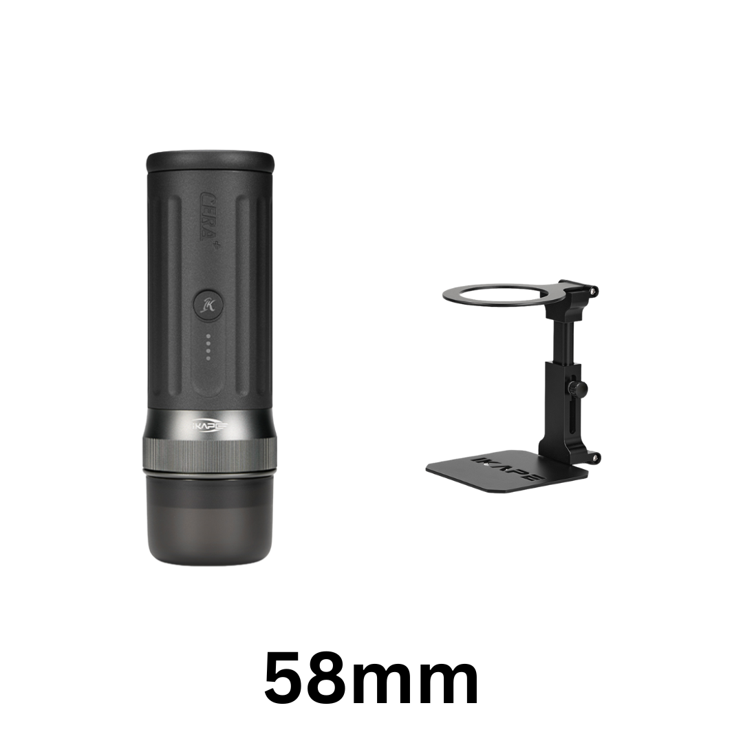 IKAPE Portable Coffee Maker with Heating - 51mm / 58mm Espresso Machine with Battery & App Control