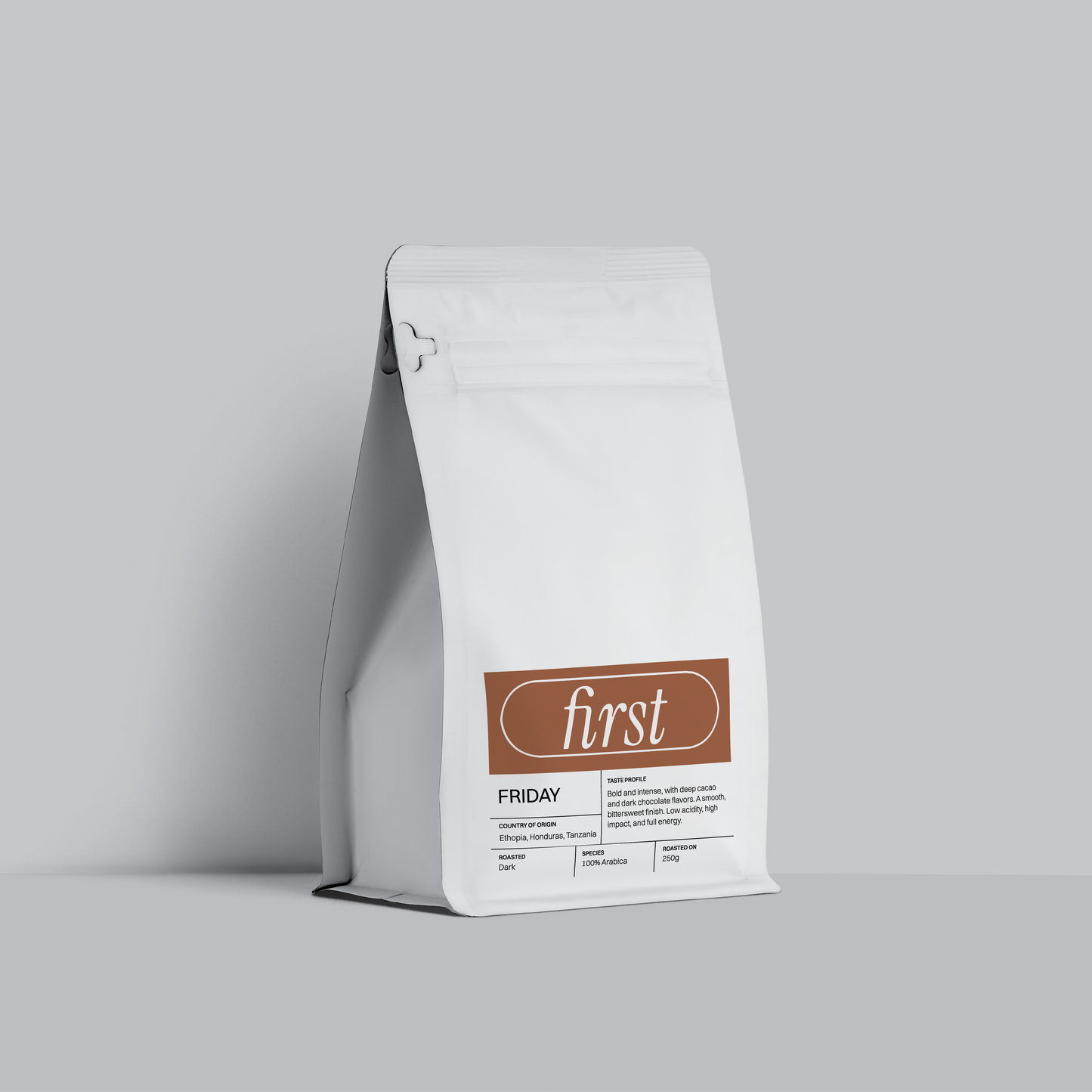 Friday – Ethiopia, Honduras, Tanzania Dark Blend Coffee Beans