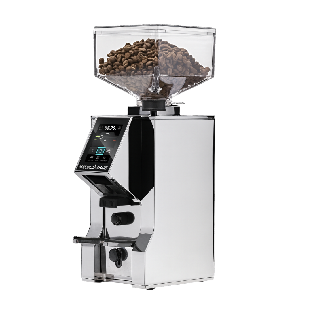 Eureka Mignon Specialita Smart Grinder - Burr Distance Sensor, Silent, Touchscreen, 55mm