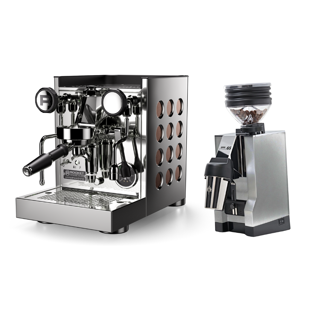 Rocket Appartamento TCA + Eureka Mignon Zero 65 All Purpose