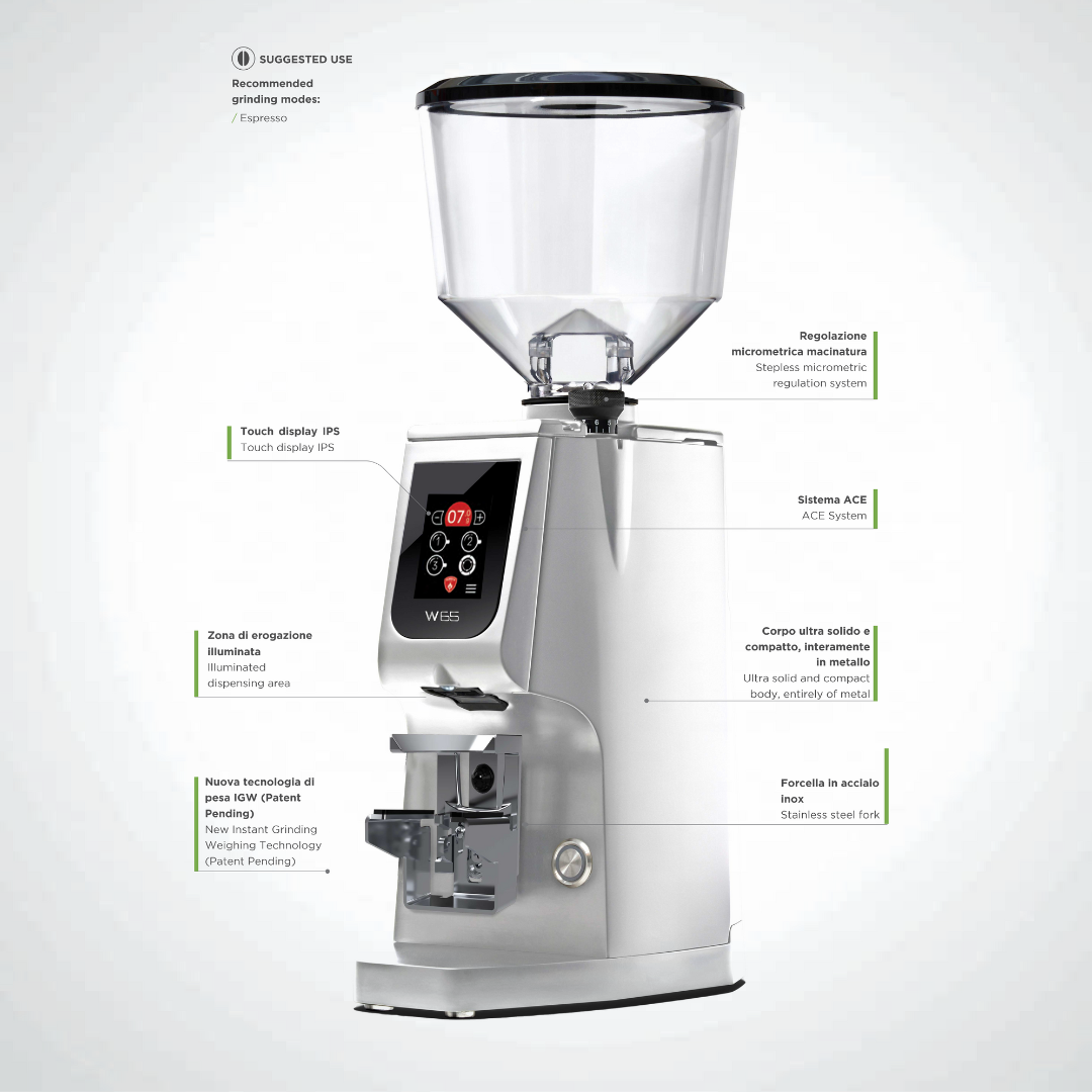 Eureka Atom W65 Grind by Weight Espresso Grinder