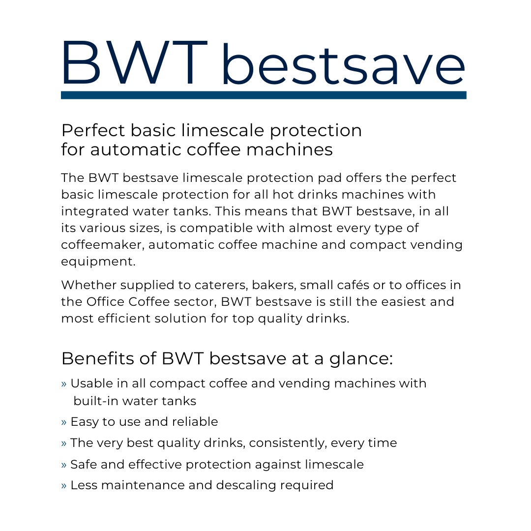 BWT Bestsave S (50L) - Espresso Machine Water Tank Filter