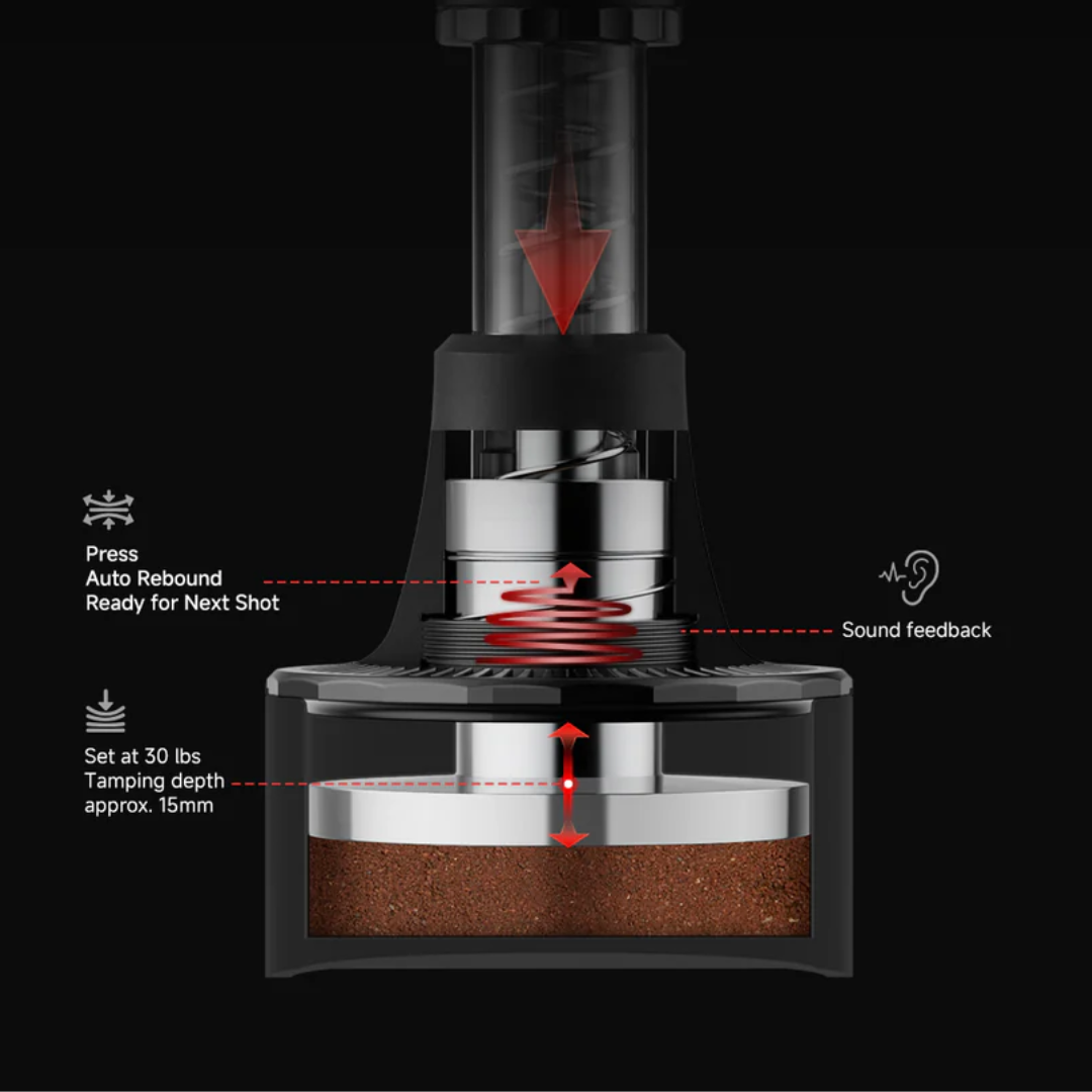 zeroHero Sword Pro Pressure Adjustment Tamper 58mm
