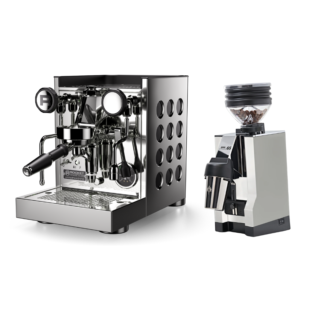 Rocket Appartamento TCA + Eureka Mignon Zero 65 All Purpose