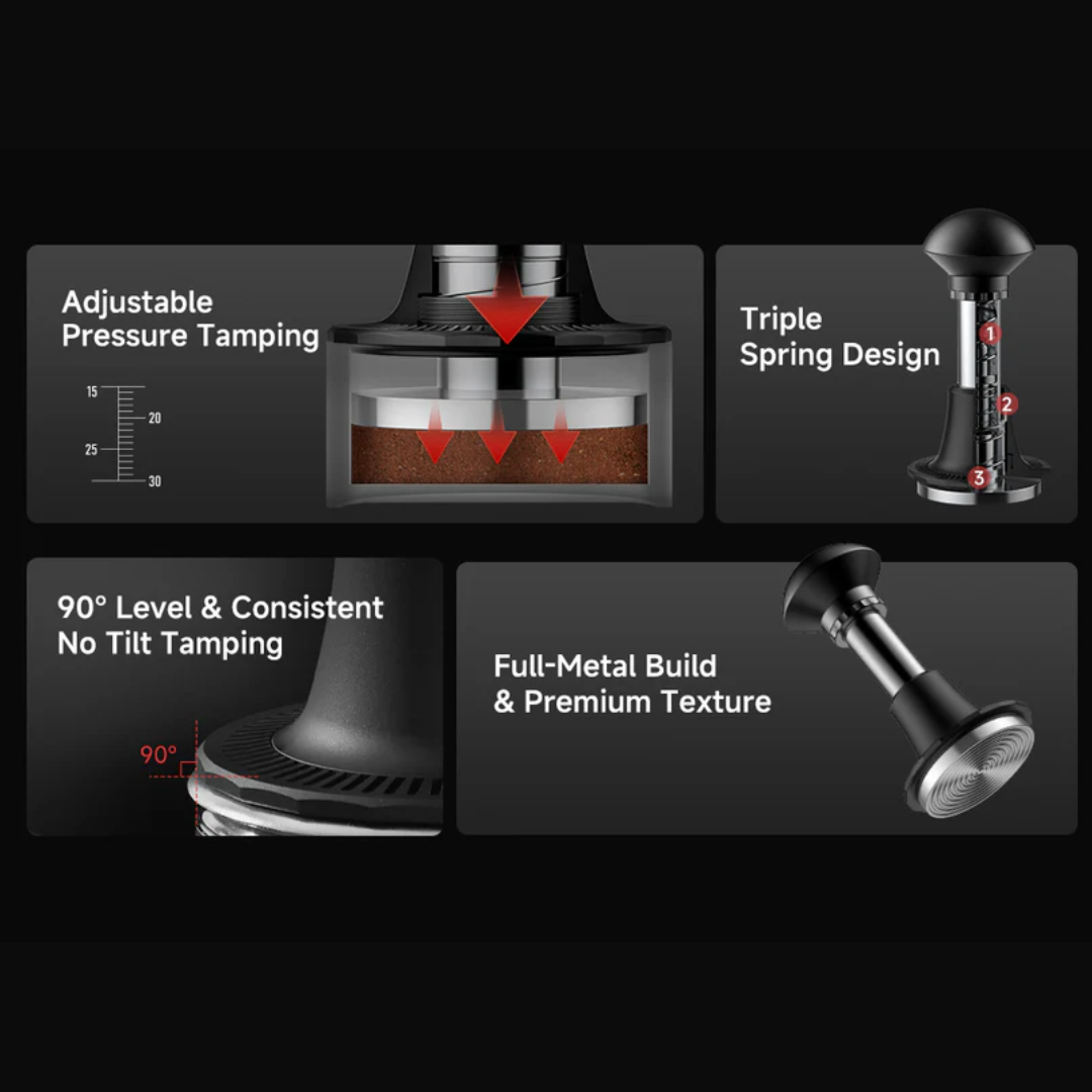 zeroHero Sword Pro Pressure Adjustment Tamper 58mm
