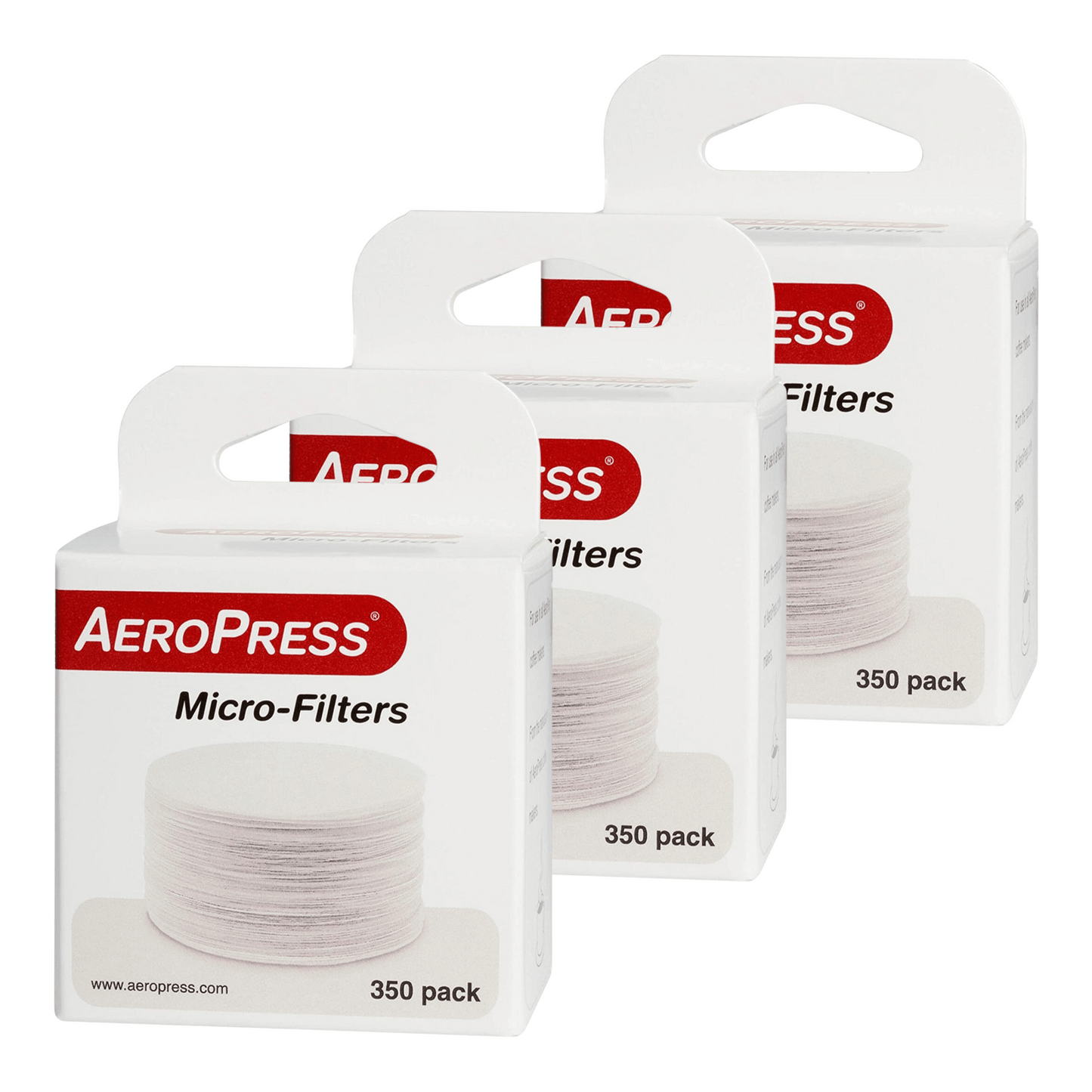AeroPress® Micro-Filters Replacement - 1 Pack (350 Pieces), Compatible with AeroPress Original and AeroPress Go