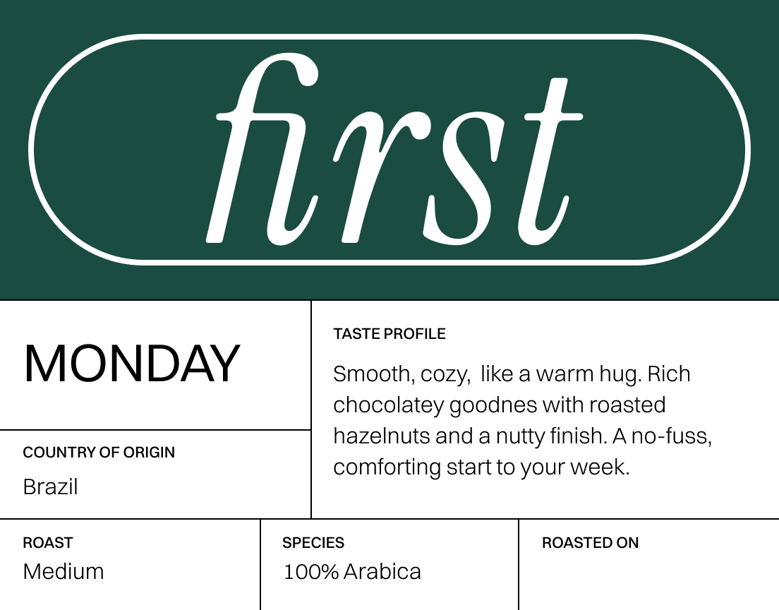 Monday - Brazil Coffee Beans