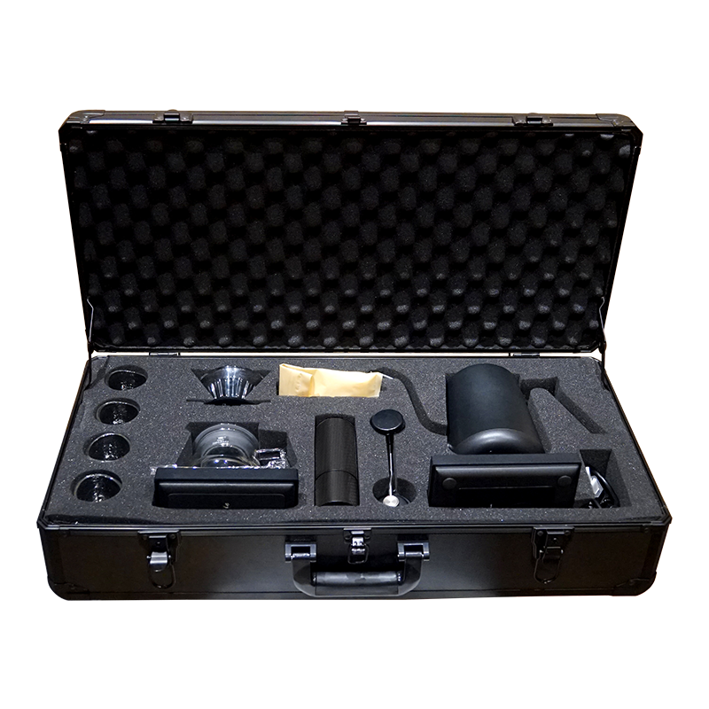 Timemore C3 Coffee Suitcase with Scale and Electric Kettle, C3 Grinder, 4 glasses, Gift box set