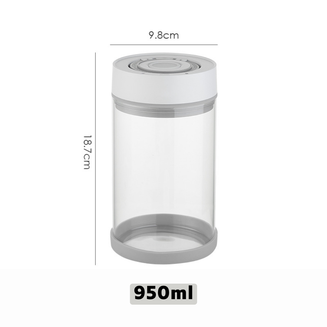 Electric Vacuum Container Canister for Coffee Beans, 6 Months Battery Life, One Touch Activation, USB Charging