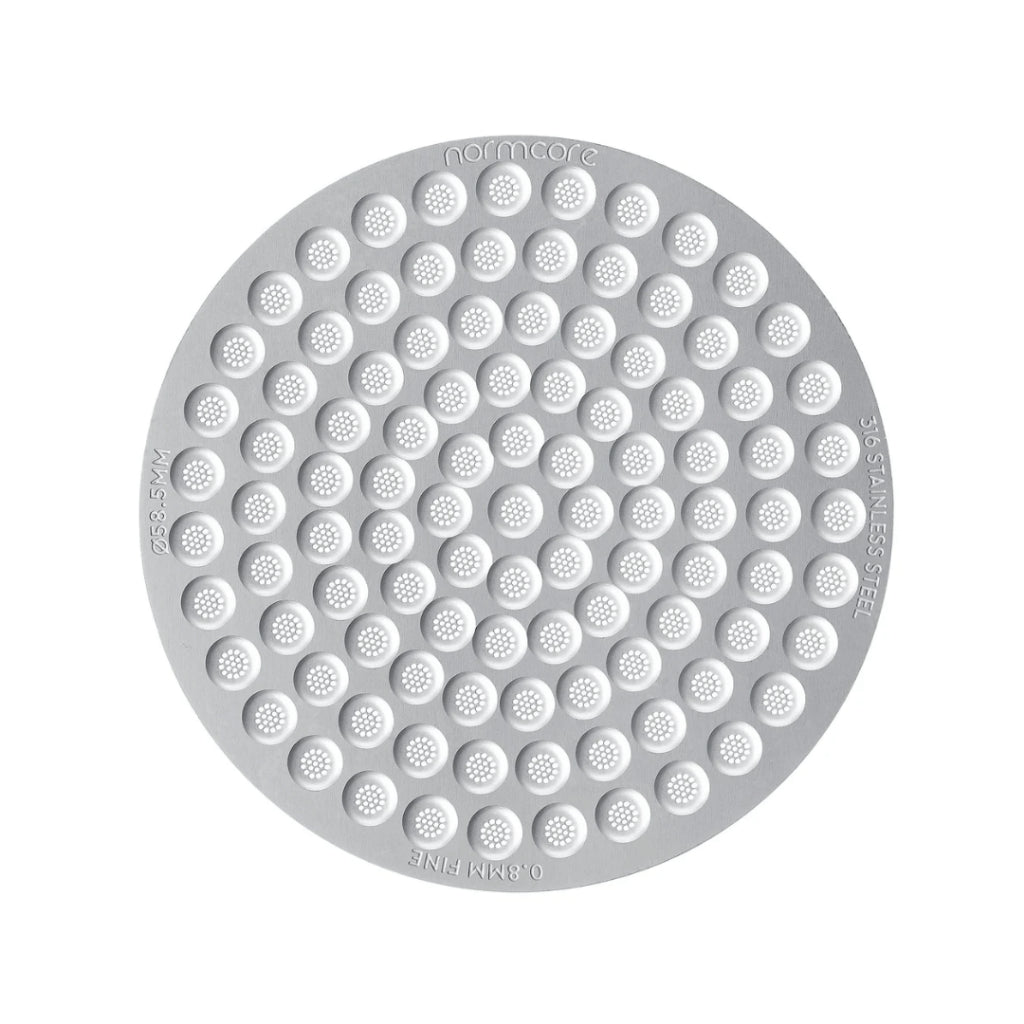 Normcore Ultra Slim 0.8 mm Puck Screen, 316 Stainless Steel / Titanium