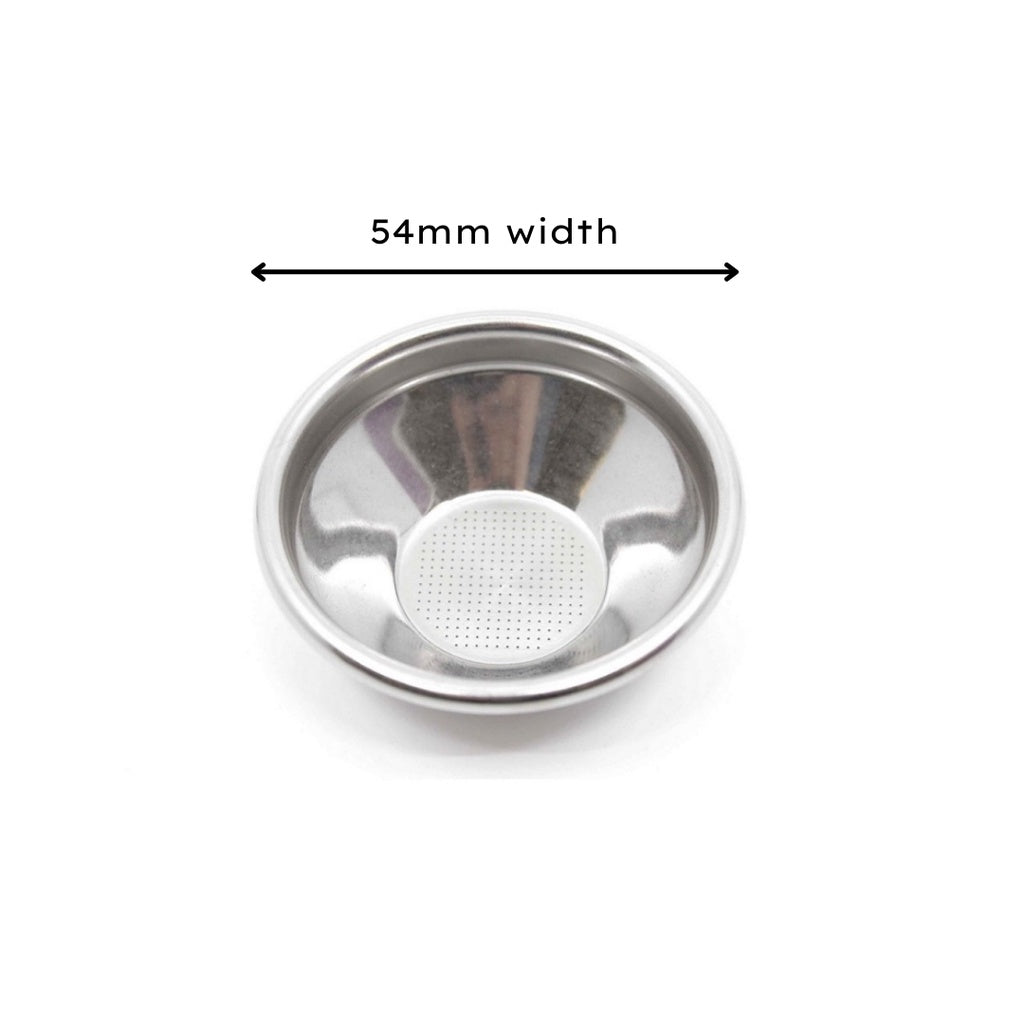 Breville Original Single Wall 1 Cup (54mm) Basket Compatible with Barista Pro, Express, Bambino, Touch - Watch&Puck