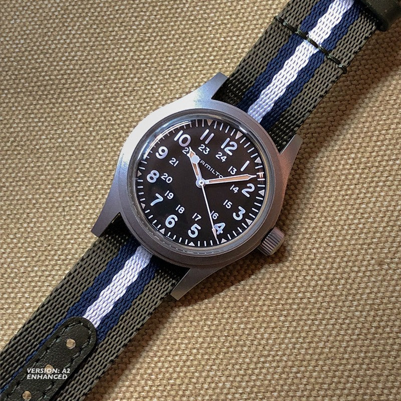 Haveston Service Series Nylon Watch Strap, 20mm, 22mm, A2 enhanced version, Heavy Weave Polyamide