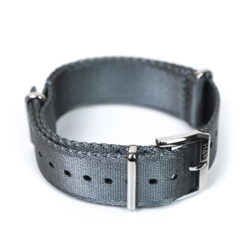 Haveston Parade Series Nylon Watch Strap, 20mm, 22mm, Nato Strap, Stainless Steel Buckle, Ultra fine weave polyamide