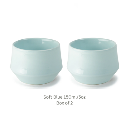 KRUVE IMAGINE Porcelain Latte Art Cups Set of 2 – Double Wall Insulated Coffee Cups