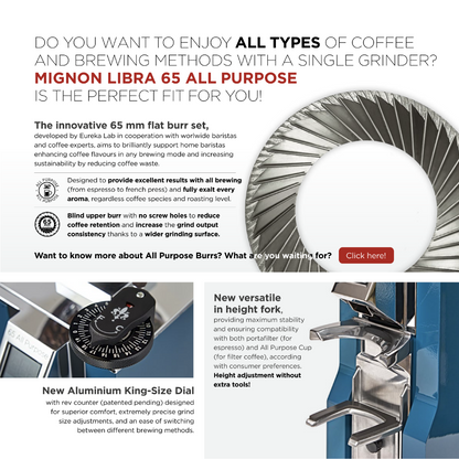 Eureka Mignon Libra 65 All Purpose Coffee Grinder