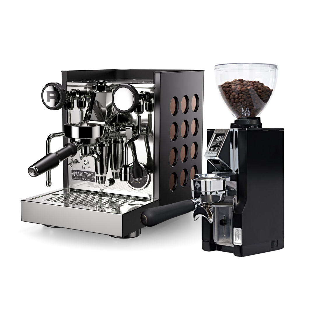 Rocket Appartamento TCA + Eureka Mignon Libra 65 All Purpose