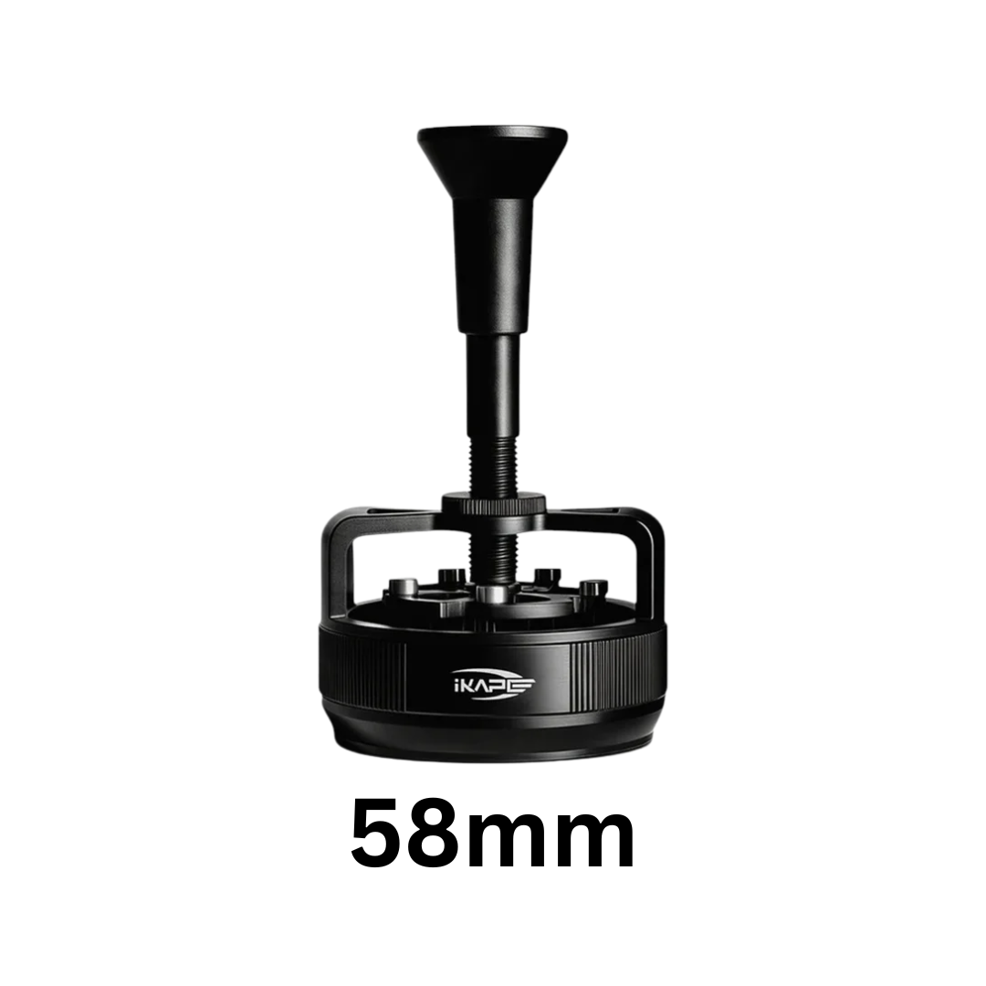 IKAPE One-Press Spring-Back Espresso WDT Tool V4, 0.25mm Adjustable 14-Needle Coffee Distributor