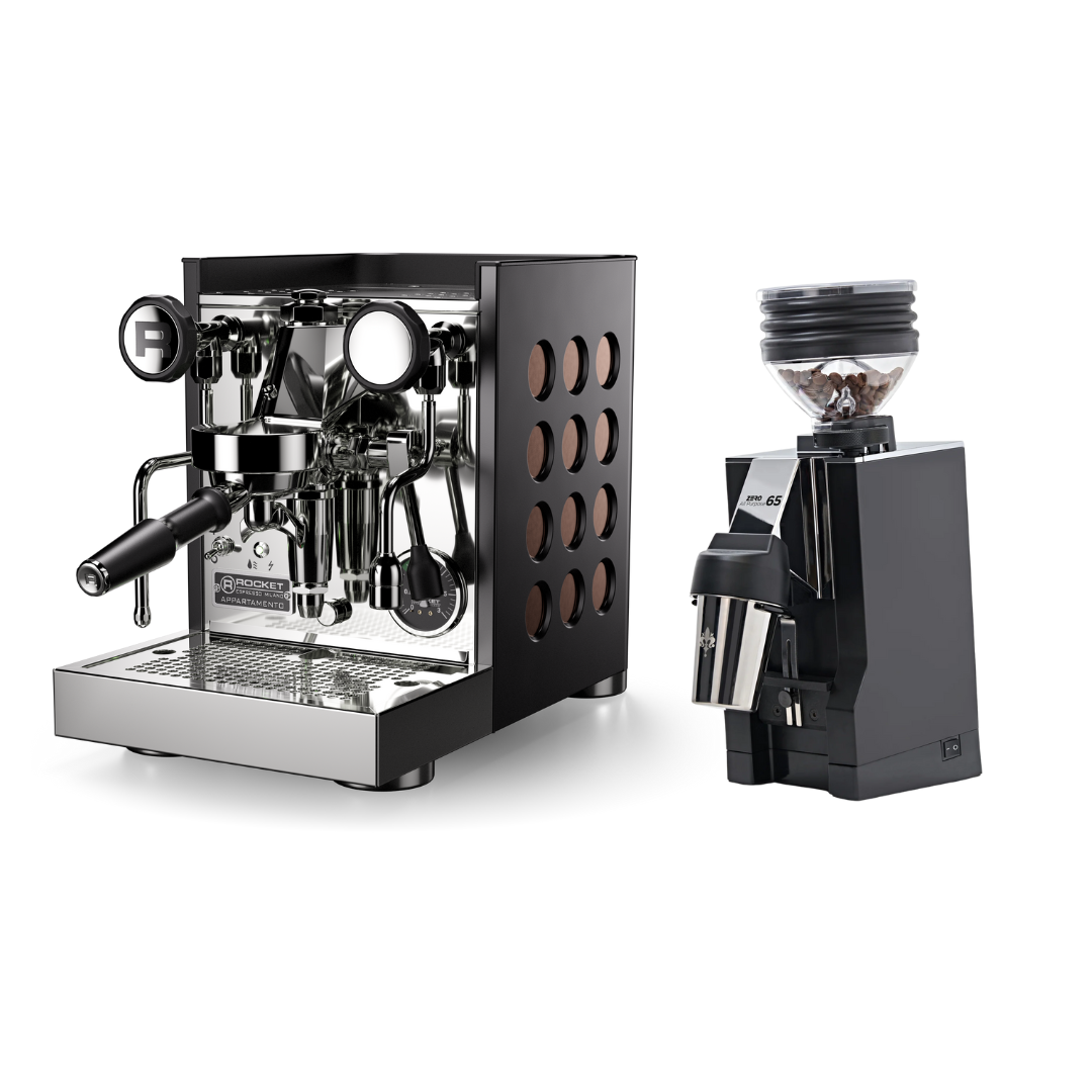 Rocket Appartamento TCA + Eureka Mignon Zero 65 All Purpose