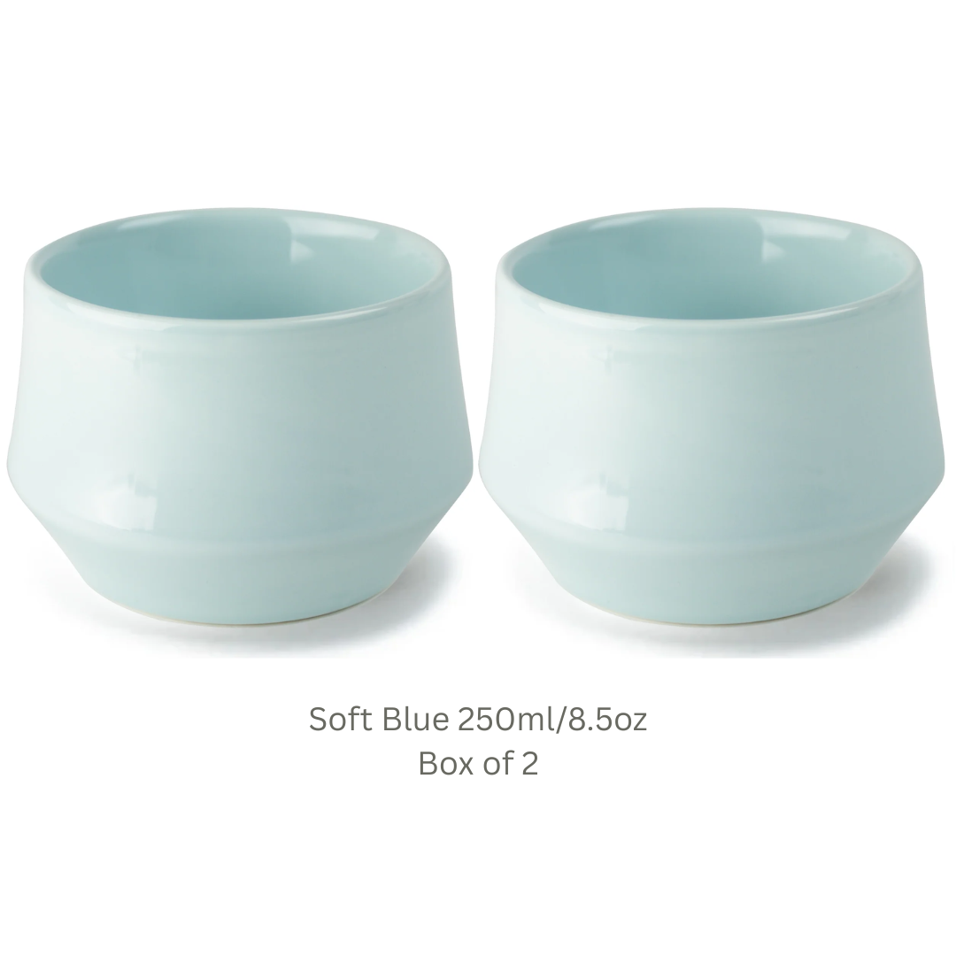 KRUVE IMAGINE Porcelain Latte Art Cups Set of 2 – Double Wall Insulated Coffee Cups