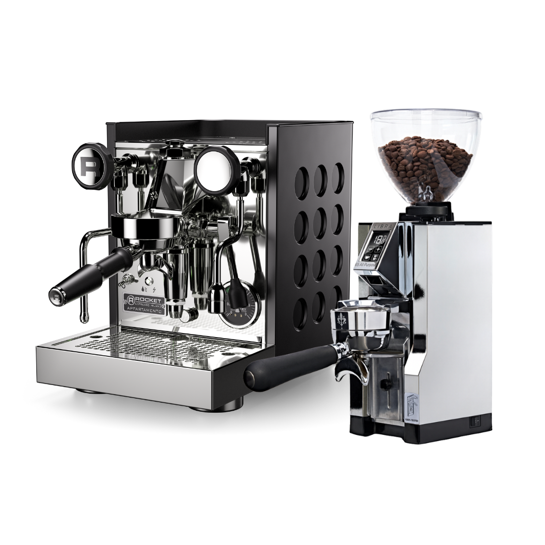 Rocket Appartamento TCA + Eureka Mignon Libra 65 All Purpose