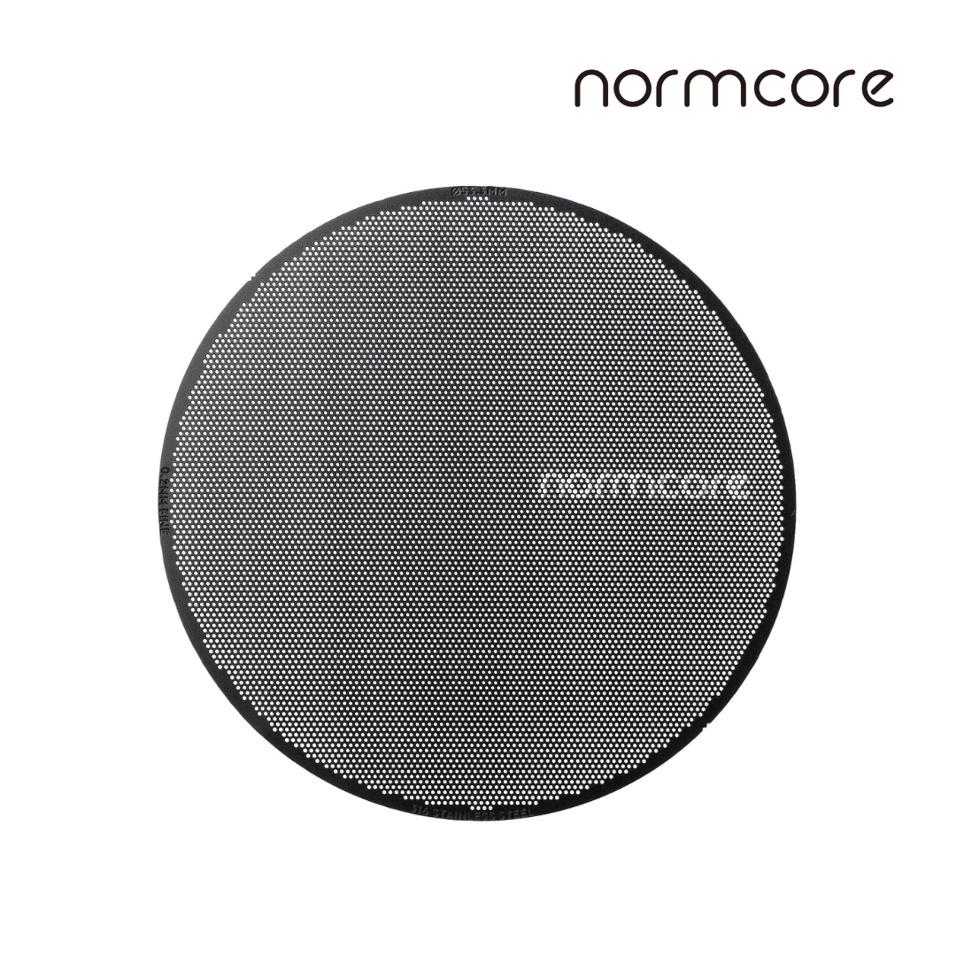 Normcore Ultra-Slim 0.2 mm Coffee Puck Screen with Titanium Coating, 58.5mm/53.3mm