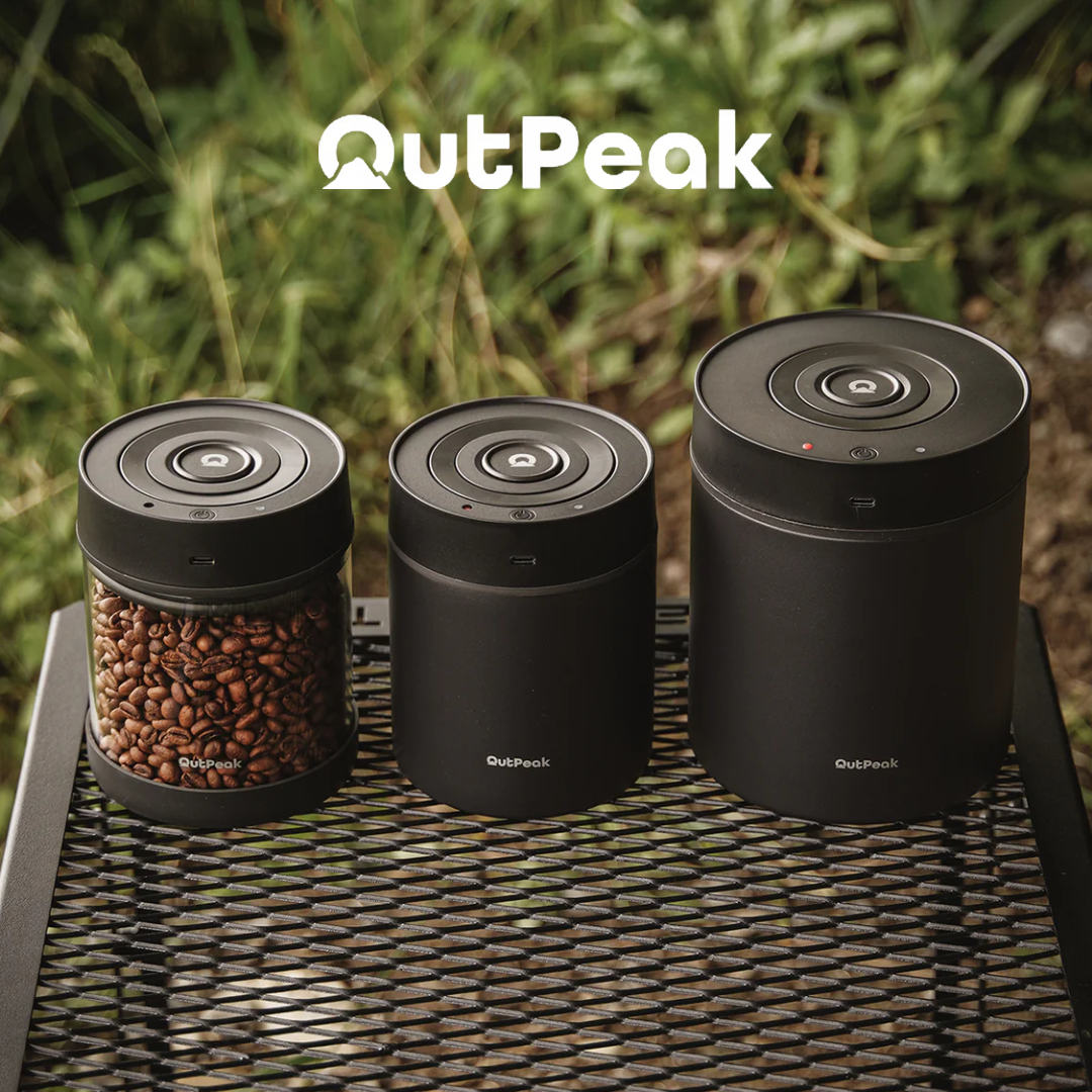 Outpeak Vacuum Coffee Canister - Electric Airtight Coffee Storage Container with Auto Vacuum Seal