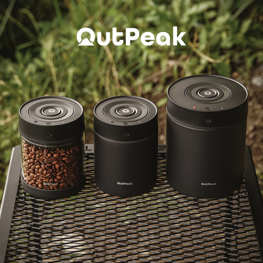 Outpeak Vacuum Coffee Canister - Electric Airtight Coffee Storage Container with Auto Vacuum Seal