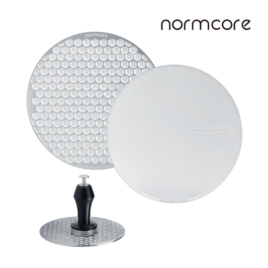 Normcore Magnetic Puck Screen Kit - 0.2mm & 0.8mm Espresso Screens with Magnetic Pin & Stands