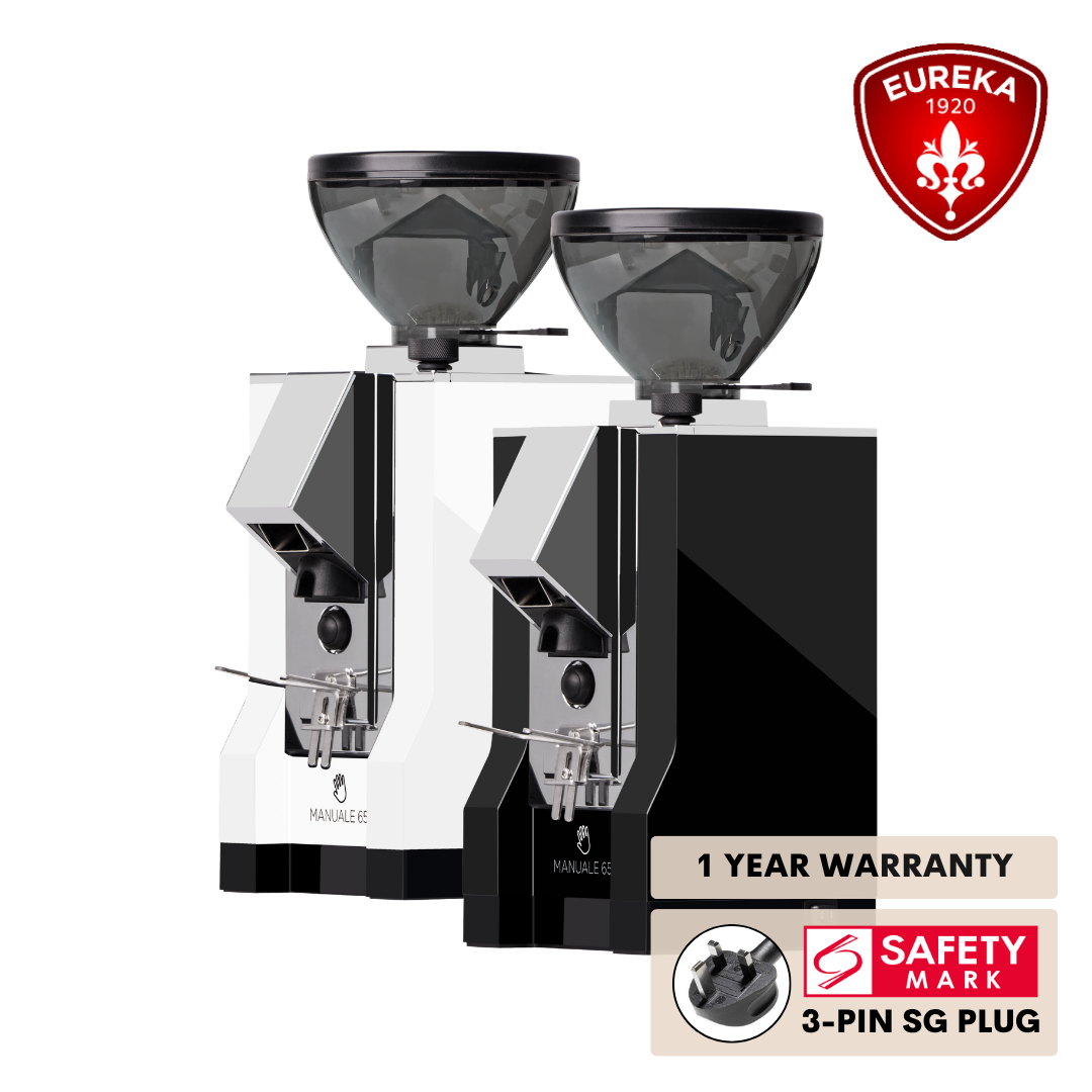 Eureka Mignon Manuale 65 Espresso Grinder, 65mm Flat Burrs, Stepless Grind Adjustment