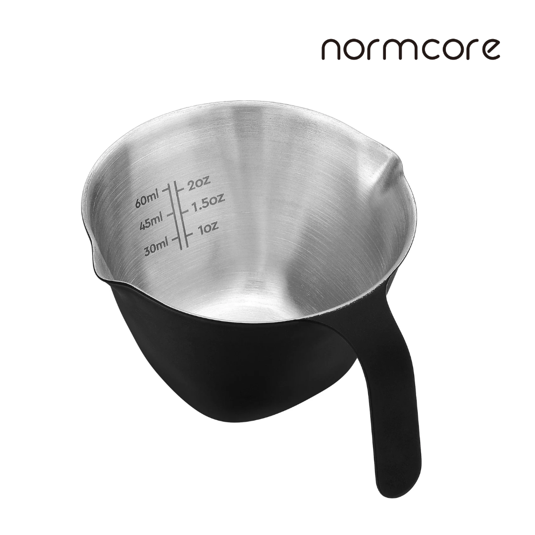 Normcore Espresso Measuring Cup – 60ml 304 Stainless Steel Shot Cup with Handle