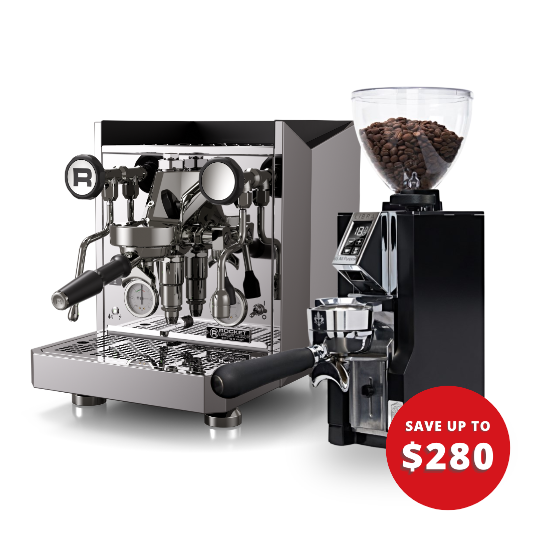 Rocket Giotto R Fast + Eureka Mignon Libra 65 All Purpose