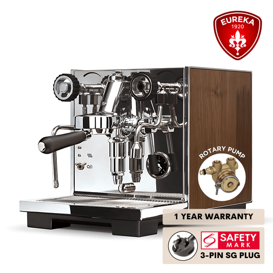 Eureka Pura R Espresso Machine, Rotary Pump, E61 Group Head