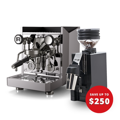 Rocket Giotto R Fast + Eureka Mignon Zero 65 All Purpose