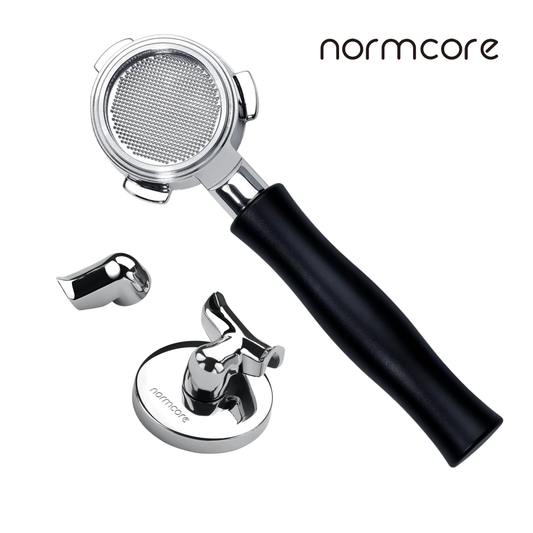 Normcore 3-in-1 Portafilter with Handle - Bottomless & Spouted Espresso Portafilter (54mm / 58mm)