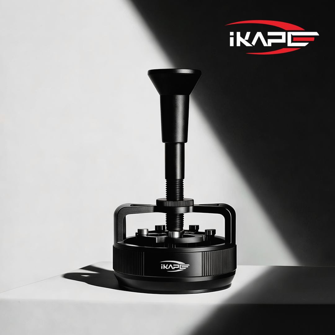 IKAPE One-Press Spring-Back Espresso WDT Tool V4, 0.25mm Adjustable 14-Needle Coffee Distributor