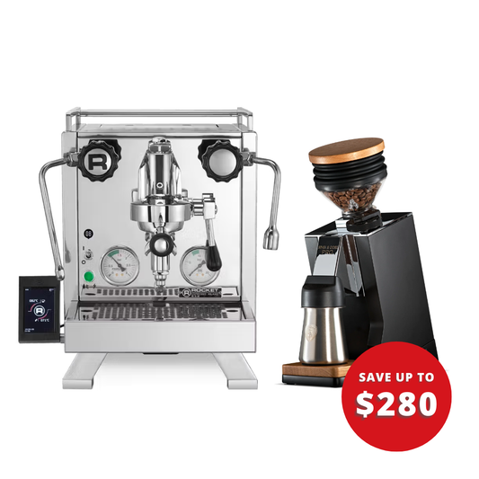 Rocket R Cinquantotto + Eureka Oro Single Dose Pro All Purpose