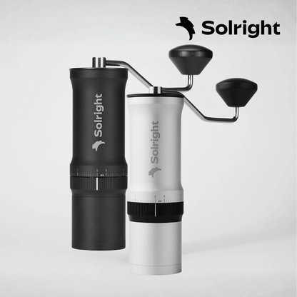 Solright DB-1 Manual Coffee Grinder – 38mm Stainless Steel Burr, 80 Grind Settings, Made in Taiwan