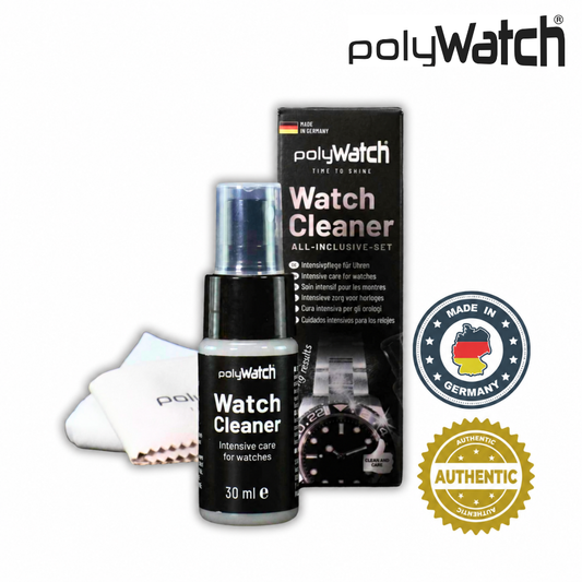 Polywatch Watch Cleaner Solution and Polish, Effective Cleaning, Care and Polishing of High Quality Metal Wristwatches