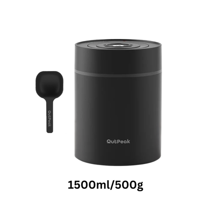 Outpeak Vacuum Coffee Canister - Electric Airtight Coffee Storage Container with Auto Vacuum Seal