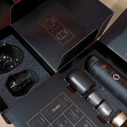 OutIn x KRUVE Barista Gift Set – Portable Espresso Machine Kit with Nano & Espresso Glasses