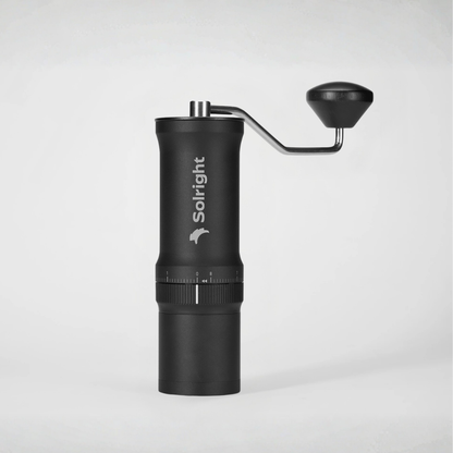 Solright DB-1 Manual Coffee Grinder – 38mm Stainless Steel Burr, 80 Grind Settings, Made in Taiwan