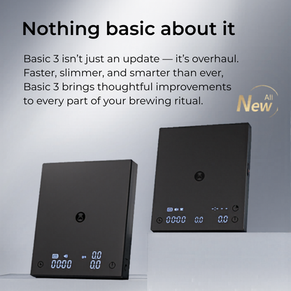 Timemore Black Mirror Basic 3 Coffee Scale - Espresso & Pour Over Scale with Ratio Mode