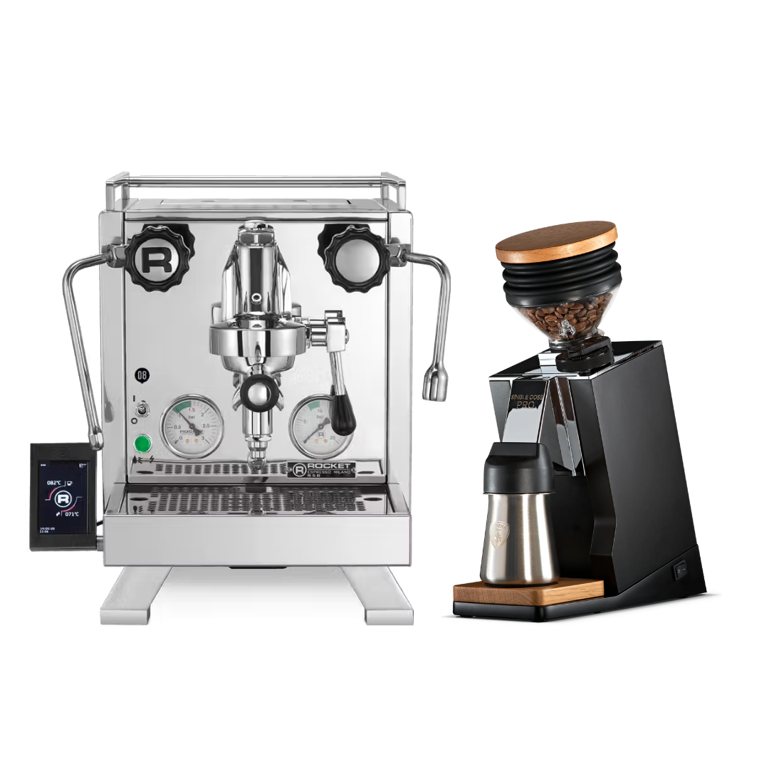 Rocket R Cinquantotto + Eureka Oro Single Dose Pro All Purpose