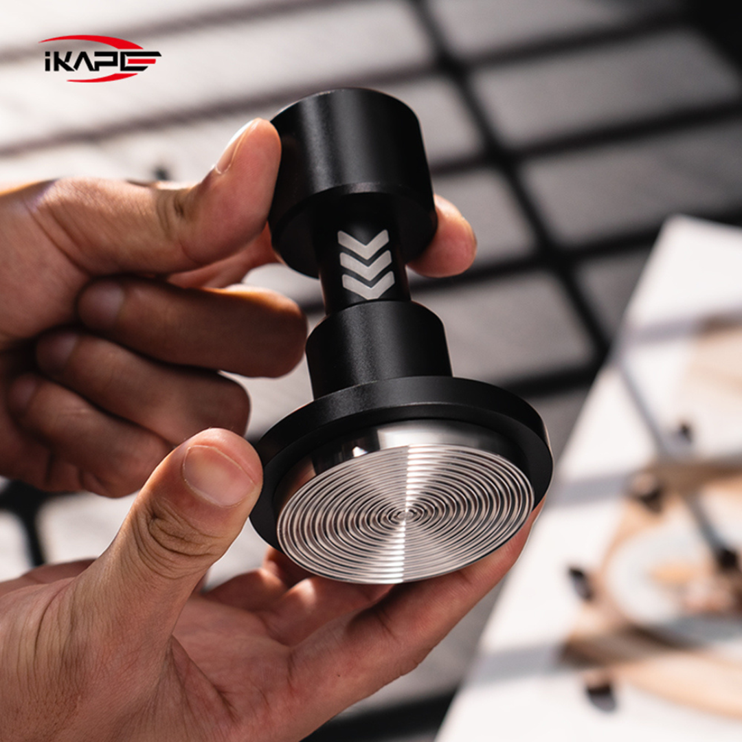 IKAPE V6 Impact Coffee Tamper – Regular & Short Handle Espresso Tamper (51mm / 53.3mm / 58.35mm)