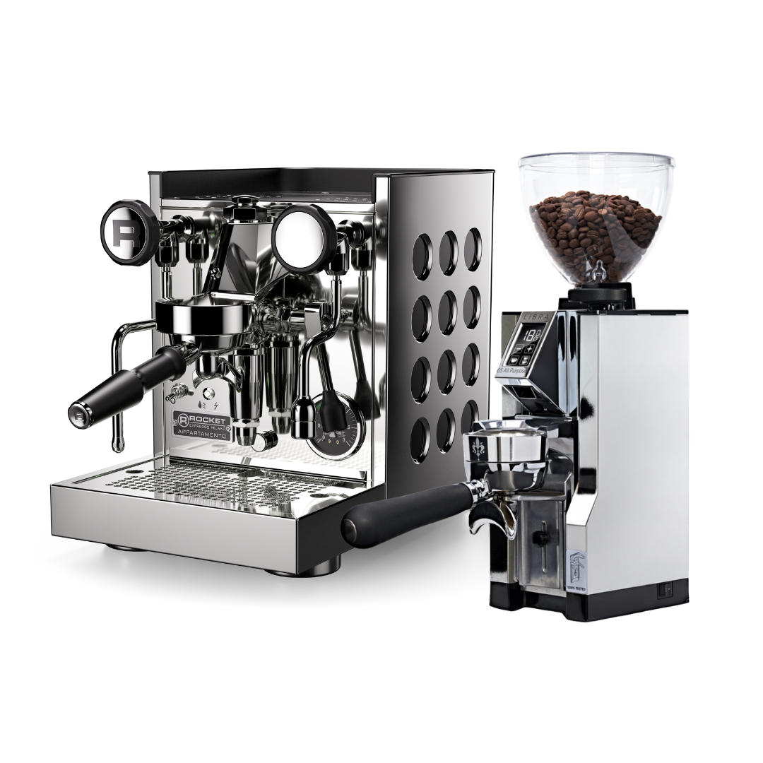 Rocket Appartamento TCA + Eureka Mignon Libra 65 All Purpose