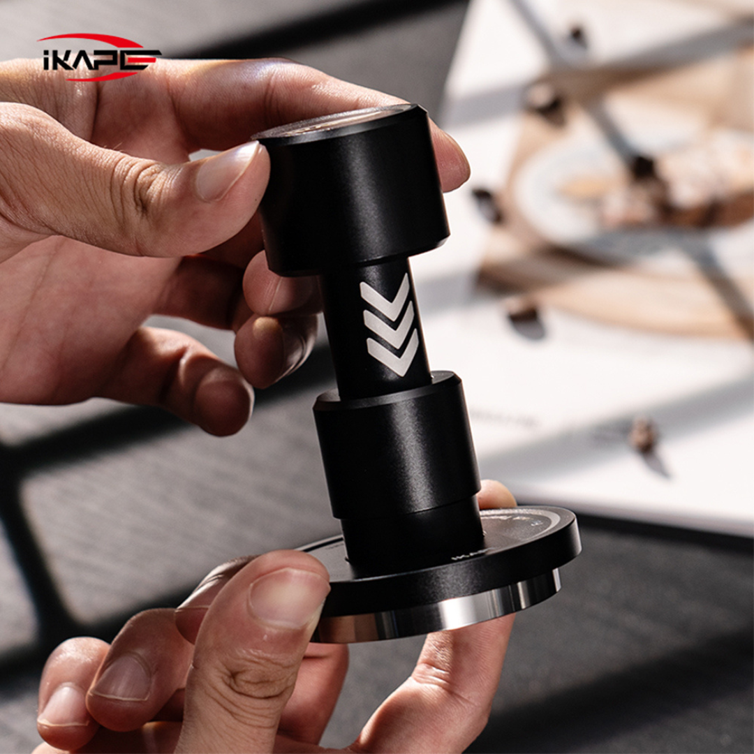IKAPE V6 Impact Coffee Tamper – Regular & Short Handle Espresso Tamper (51mm / 53.3mm / 58.35mm)
