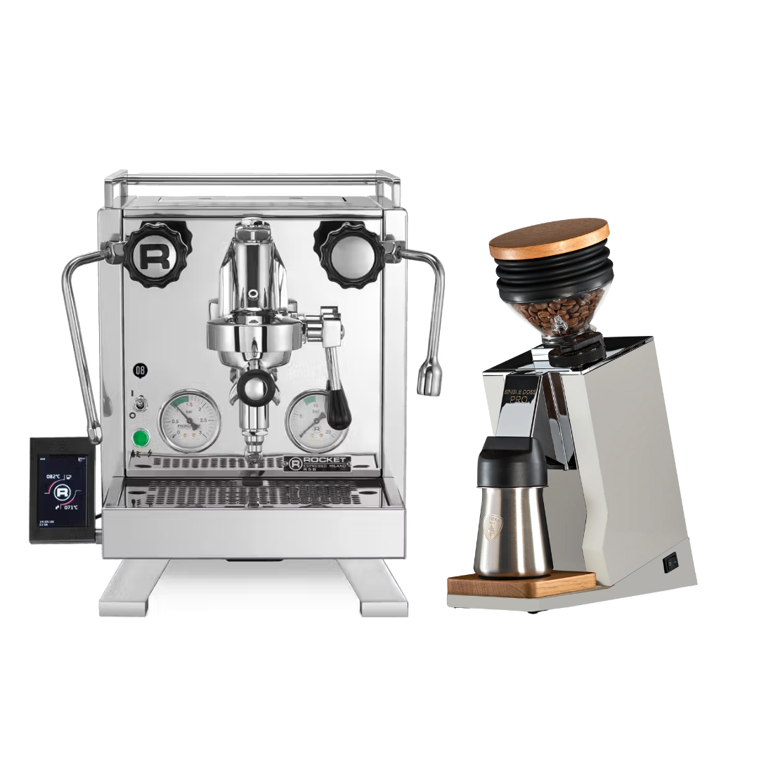 Rocket R Cinquantotto + Eureka Oro Single Dose Pro All Purpose