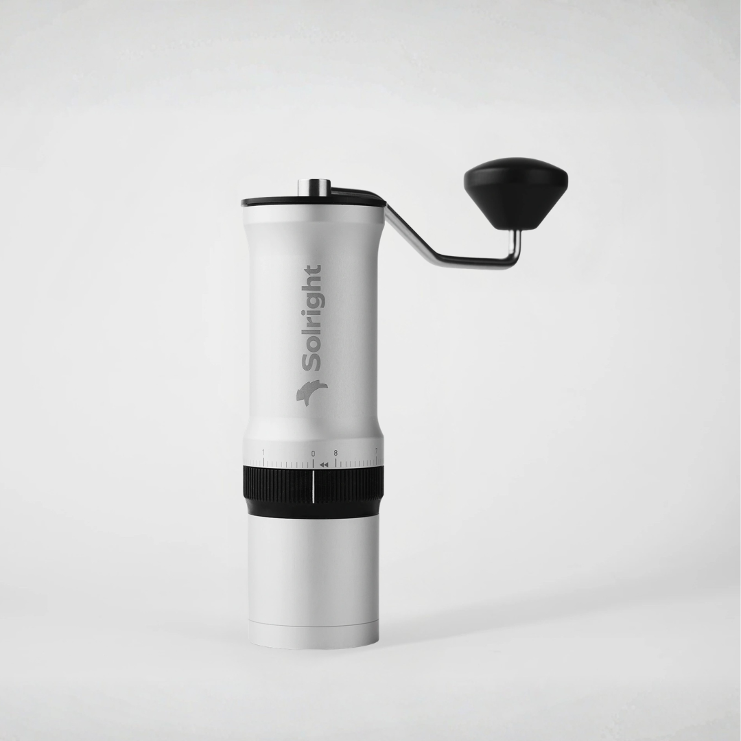 Solright DB-1 Manual Coffee Grinder – 38mm Stainless Steel Burr, 80 Grind Settings, Made in Taiwan