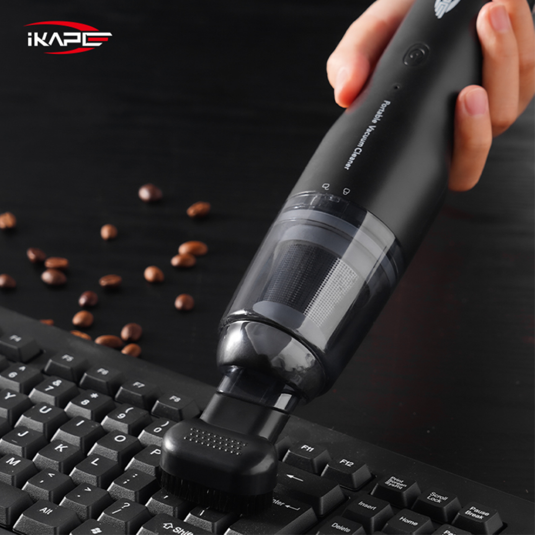 IKAPE Coffee Powder Electric Vacuum Cleaner - Portable Coffee Grounds & Espresso Cleaning Tool